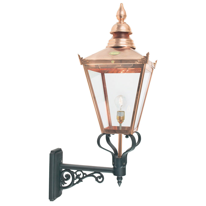 Elstead - CSG1 COPPER Chelsea 1 Light Grande Up Wall Lantern - Elstead - Sparks Warehouse