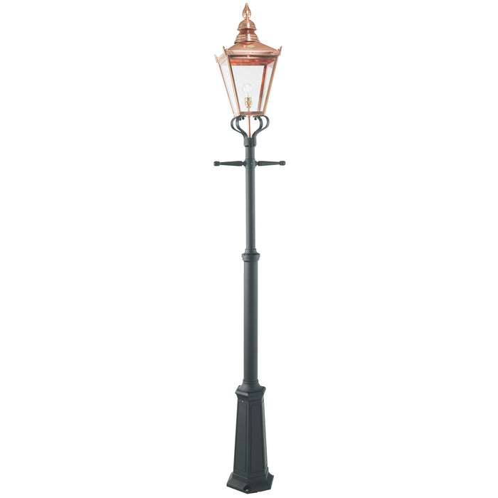 Elstead - CSG5 COPPER Chelsea 1 Light Grande Lamp Post - Elstead - Sparks Warehouse