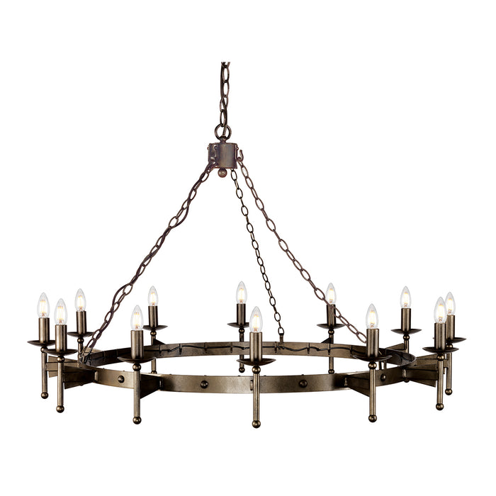 Elstead - CW12 OLD BRZ Cromwell 12 Light Chandelier - Elstead - Sparks Warehouse