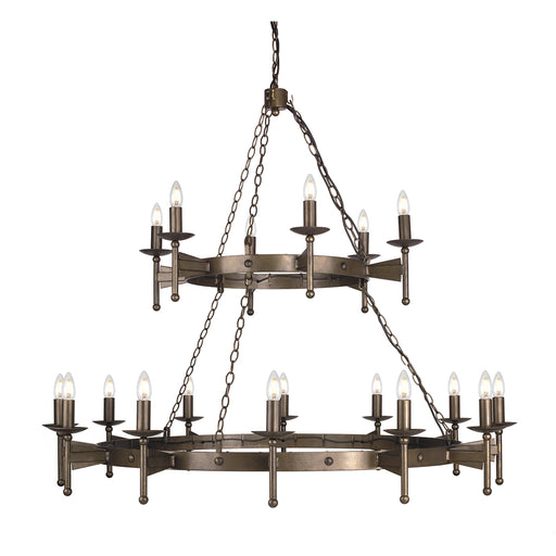Elstead - CW18 OLD BRZ Cromwell 18 Light Chandelier - Elstead - Sparks Warehouse