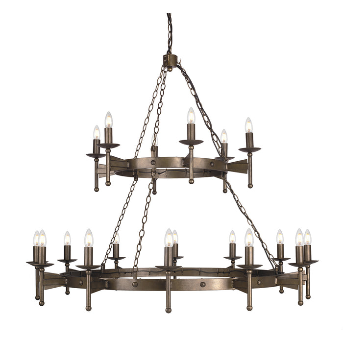 Elstead - CW18 OLD BRZ Cromwell 18 Light Chandelier - Elstead - Sparks Warehouse