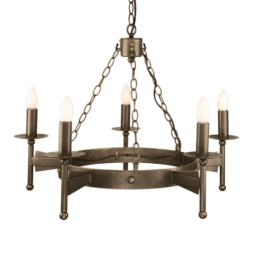 Elstead - CW5 OLD BRZ Cromwell 5 Light Chandelier - Elstead - Sparks Warehouse