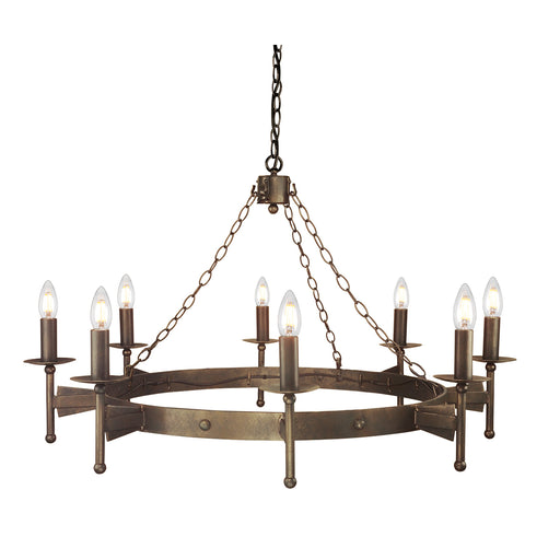 Elstead - CW8 OLD BRZ Cromwell 8 Light Chandelier - Elstead - Sparks Warehouse