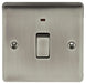BG Nexus NBI31 Metal Brushed Iridium 20A Double Pole Switch with Neon - BG - Sparks Warehouse