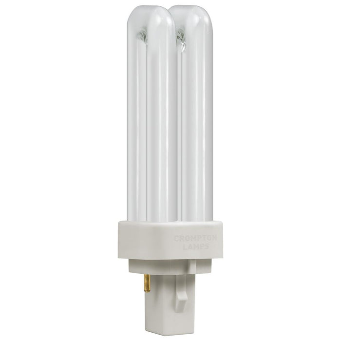 Crompton CLD10SCW - CFL Double Turn D Type 10W 4000K G24d-1 2-Pin CFL Double Turn D Type Crompton - Sparks Warehouse