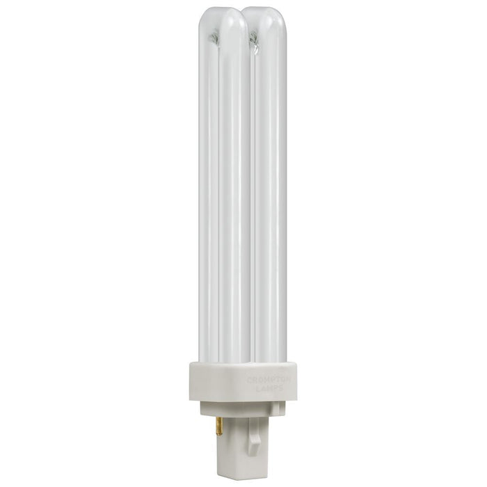 Crompton CLD18SW - CFL Double Turn D Type 18W 3500K G24d-2 2-Pin CFL Double Turn D Type Crompton - Sparks Warehouse