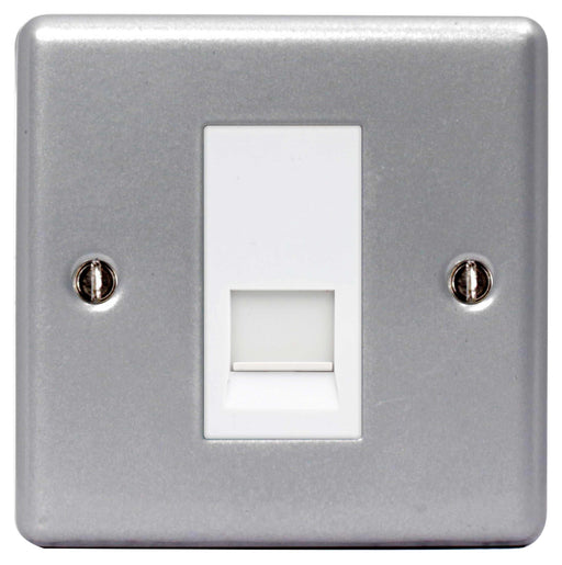 BG METAL CLAD -  Telephone Socket, Slave 1 GANG, Screw Connection - BG - sparks-warehouse