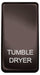 BG Nexus GRTDBN Grid Rocker Labelled  *TUMBLE DRYER* Black Nickel - BG - Sparks Warehouse