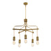 Elstead - DOUILLE5 AB Douille 5 Light Chandelier - Aged Brass - Elstead - Sparks Warehouse