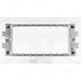 BG Nexus GFR34FP Grid Frame For Screwless Flat Plate 3 And 4 Gang - BG - sparks-warehouse