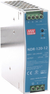 Mean Well NDR-120-12  NDR Universal Power Supply 10A 12V