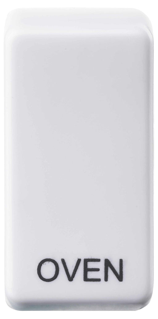 BG Nexus GROVW Grid Rocker Labelled  *OVEN* White - BG - Sparks Warehouse