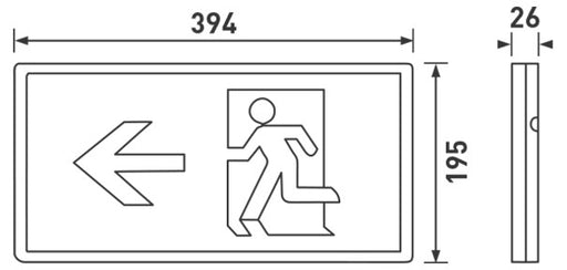 BG LEMEXLA Ex/Sgn Legend Arrow Left - BG - sparks-warehouse