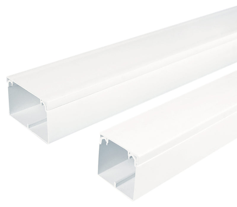 BG CM50 Trunking 50x50mm - Sold in packs of 4 x 3m Lengths - BG - sparks-warehouse