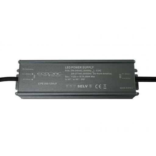 EPE200-VLP-S - Ecopac IP67 LED Driver EPE200-VLP Series 12V-24V 200W LED Driver Easy Control Gear - Easy Control Gear
