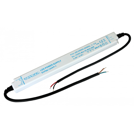 ECP60-24VFP-1 - Ecopac ECP60-24VFP-1 Slimline Constant Voltage LED Driver 60W 24V LED Driver Easy Control Gear - Easy Control Gear