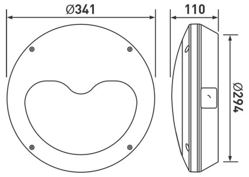BG LBH154AME Eyelid Cover Metal - BG - sparks-warehouse