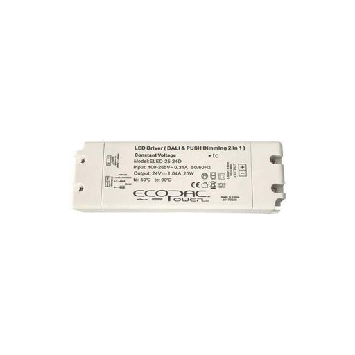ELED-25-24D - Ecopac ELED-25-24D Dali Dimmable Constant Voltage LED Driver 25W 24V LED Driver Easy Control Gear - Easy Control Gear