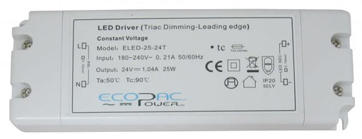 ELED-25-12T - Ecopac Constant Voltage LED Driver ELED-25-12T 25W 12V LED Driver Easy Control Gear - Easy Control Gear