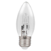 Casell C18ES-H-CA Candle 18w E27 240v Clear Energy Saving Halogen Light Bulb - 35mm Halogen Energy Savers Casell - Sparks Warehouse