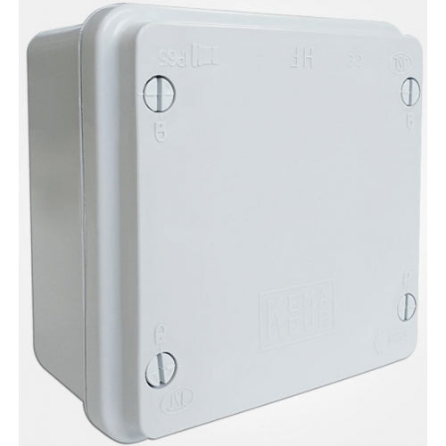 Eterna 222-L 100X100X55Mm Plastic Adaptable Box/Enclosure Ip65 (Grey)