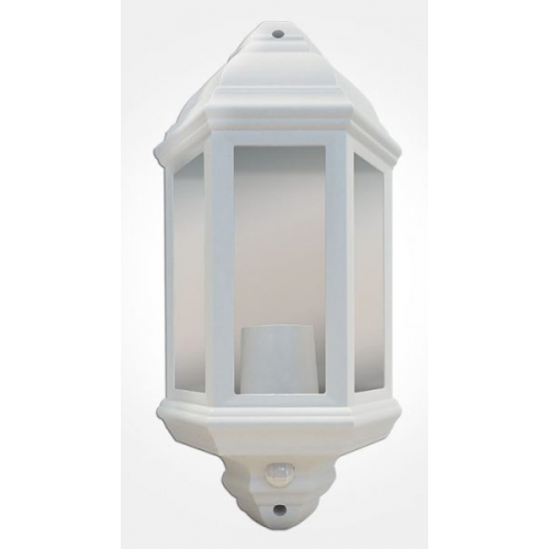 Eterna PIRHL60WH Half Lantern With 120° Pir