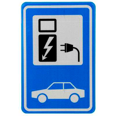 Evbox EV Charging Sign 40cm x 60cm EV Charging Evbox - Sparks Warehouse