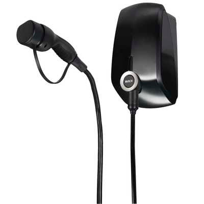 Evbox 7.4kW EV Elvi Charging Station Wi-Fi / kWh / 6m Type 2 Lead Black EV Charging Evbox - Sparks Warehouse