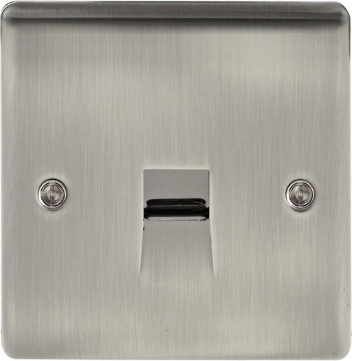 BG Nexus NBIBTM1 Metal Brushed Iridium Telephone Master Socket 1G - BG - Sparks Warehouse