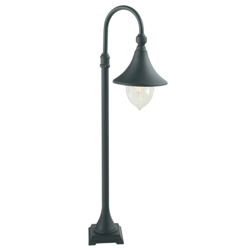 Elstead - F4 BLACK Firenze 1 Light Pillar Lantern - Elstead - Sparks Warehouse