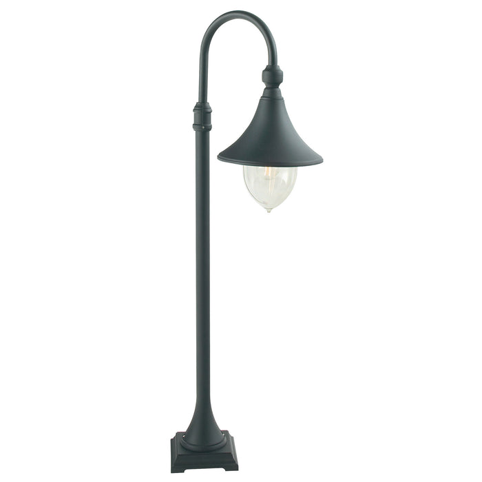 Elstead - F4 BLACK Firenze 1 Light Pillar Lantern - Elstead - Sparks Warehouse