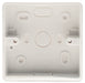 BG CMP8132 1 Gang Pattress PVC With Round Corners - 32mm - BG - sparks-warehouse