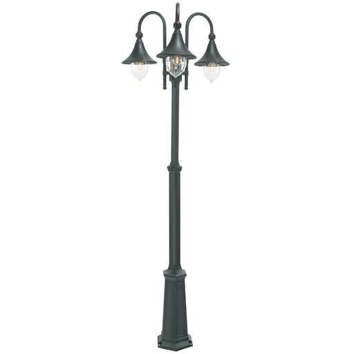 Elstead - F7 BLACK Firenze 3 Light Lamp Post - Elstead - Sparks Warehouse