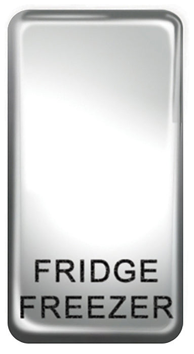BG Nexus GRFFPC Grid Rocker Labelled  *FRIDGE FREEZER* Chrome - BG - Sparks Warehouse