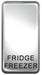 BG Nexus GRFFPC Grid Rocker Labelled  *FRIDGE FREEZER* Chrome - BG - Sparks Warehouse