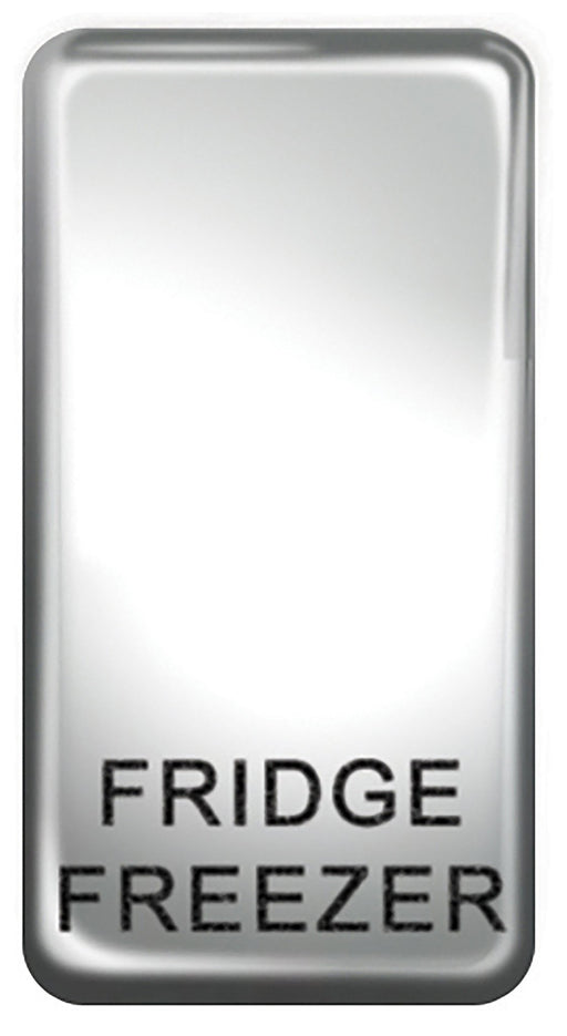 BG Nexus GRFFPC Grid Rocker Labelled  *FRIDGE FREEZER* Chrome - BG - Sparks Warehouse