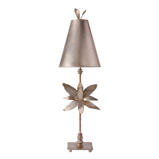 Elstead - FB/AZALEA/TL SV Azalea 1 Light Table Lamp - Silver Leaf - Elstead - Sparks Warehouse