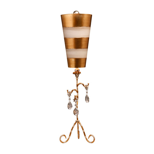 Elstead - FB/TIVOLI/TL GD Tivoli 1 Light Table Lamp - Gold & Cream Patina - Elstead - Sparks Warehouse