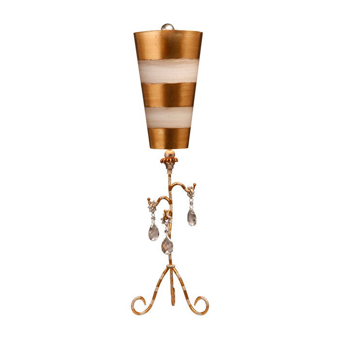 Elstead - FB/TIVOLI/TL GD Tivoli 1 Light Table Lamp - Gold & Cream Patina - Elstead - Sparks Warehouse