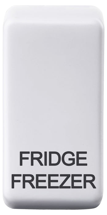 BG Nexus GRFFW Grid Rocker Labelled  *FRIDGE FREEZER* White - BG - Sparks Warehouse