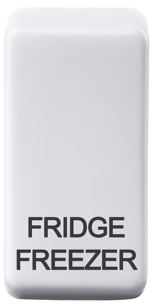 BG Nexus GRFFW Grid Rocker Labelled  *FRIDGE FREEZER* White - BG - Sparks Warehouse