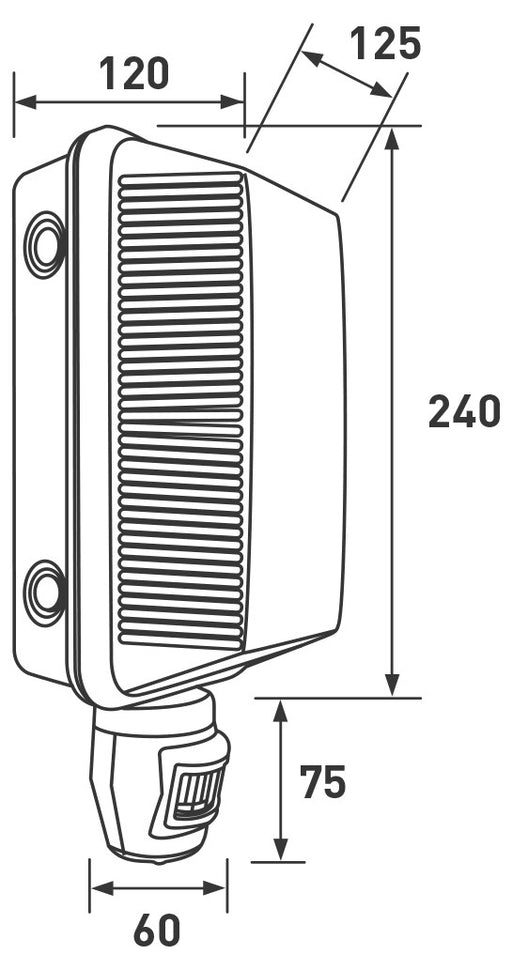 BG LBHD1PIR Bulkhead & PIR 3000K 9.5W - BG - Sparks Warehouse