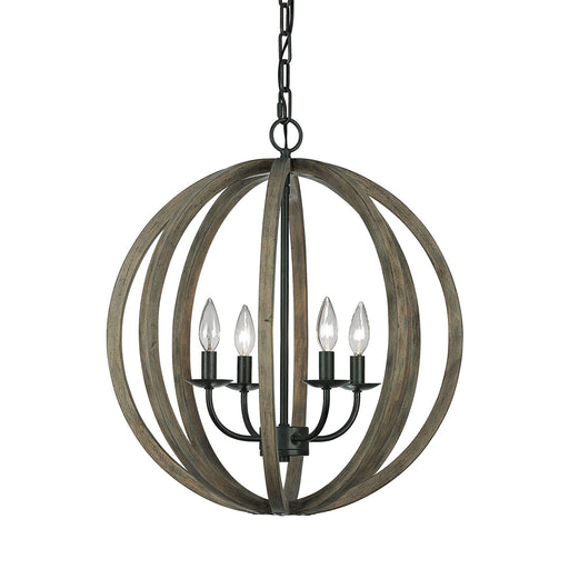 Elstead - FE/ALLIER/4P WW Allier 4 Light Pendant - Elstead - Sparks Warehouse