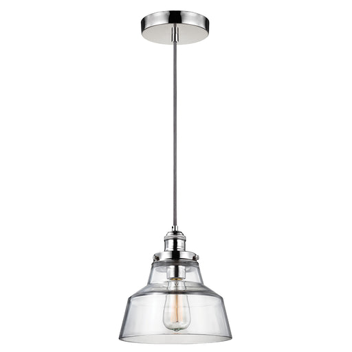 Elstead - FE/BASKIN/P/A PN Baskin 1 Light Pendant - Polished Nickel - Elstead - Sparks Warehouse