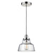 Elstead - FE/BASKIN/P/A PN Baskin 1 Light Pendant - Polished Nickel - Elstead - Sparks Warehouse