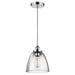 Elstead - FE/BASKIN/P/B PN Baskin 1 Light Pendant - Polished Nickel - Elstead - Sparks Warehouse