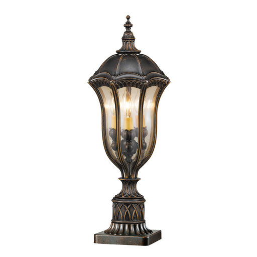 Elstead - FE/BATONRG3 Baton Rouge 3 Light Pedestal Lantern - Elstead - Sparks Warehouse
