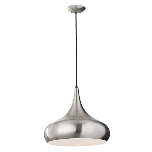 Elstead - FE/BESO/P/L BS Beso 1 Light Large Pendant - Brushed Steel - Elstead - Sparks Warehouse