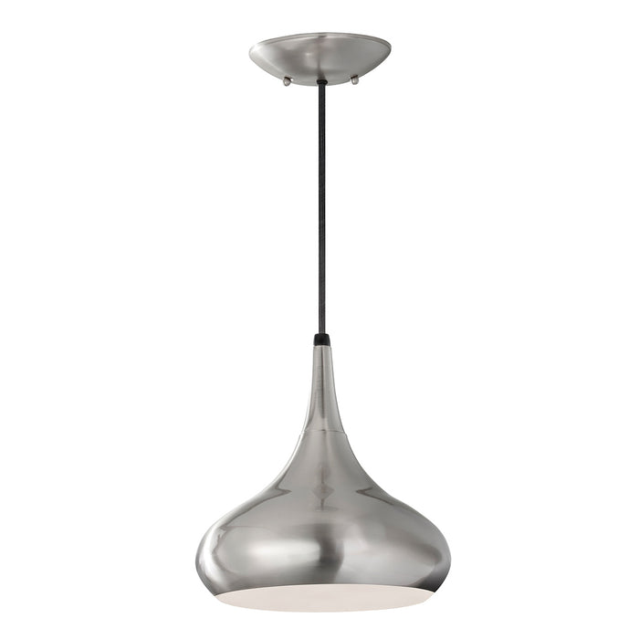 Elstead - FE/BESO/P/M BS Beso 1 Light Medium Pendant  - Brushed Steel - Elstead - Sparks Warehouse