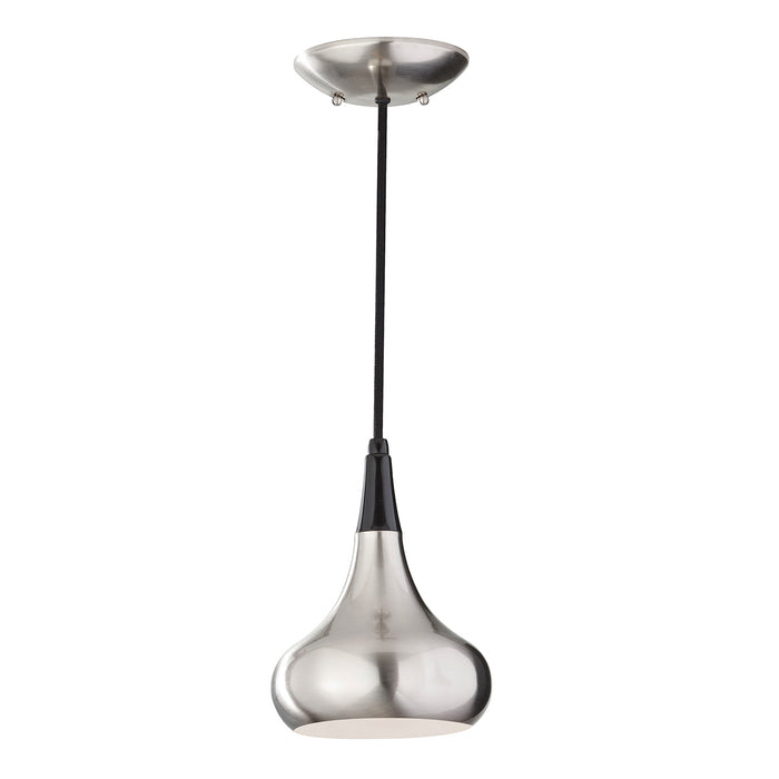 Elstead - FE/BESO/P/S BS Beso 1 Light Mini Pendant - Brushed Steel - Elstead - Sparks Warehouse
